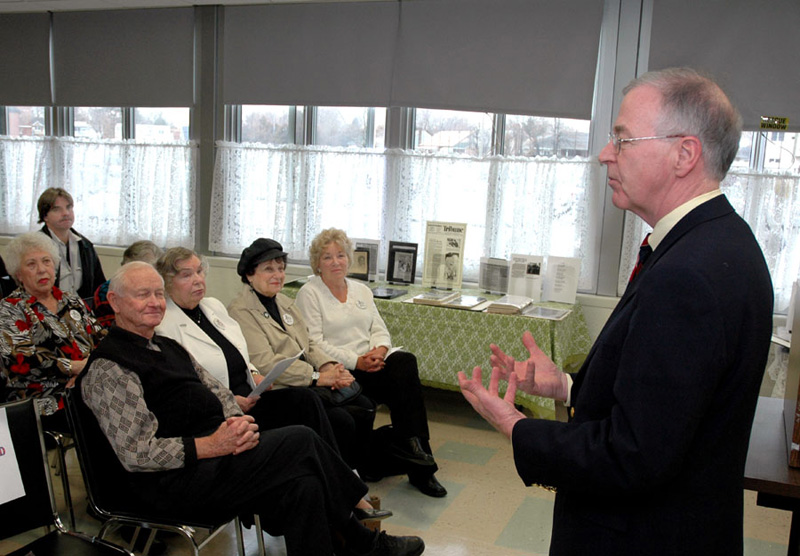 Island Trees Library Hannon Speaking 